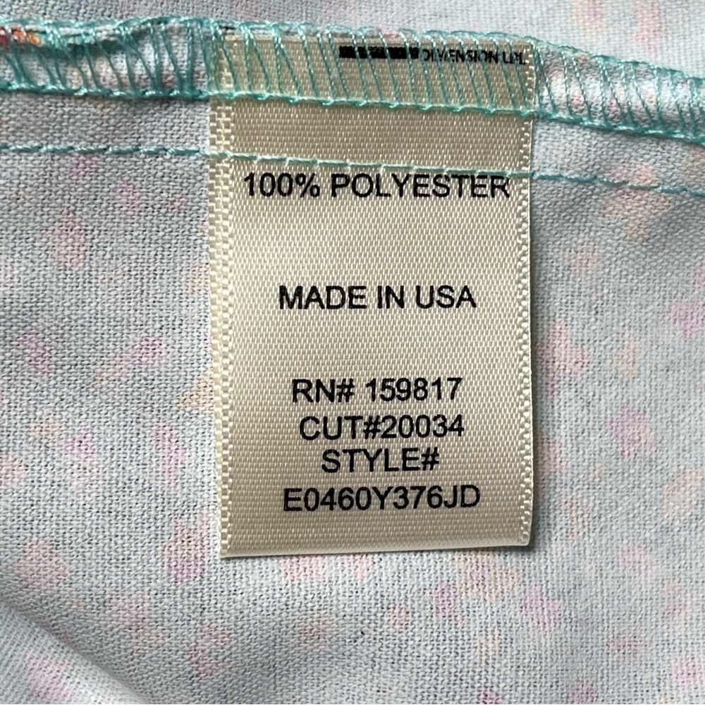 Altar’d State Floral Mini Dress Size M Mint Green Babydoll Tiered Summer NEW - Picture 10 of 13